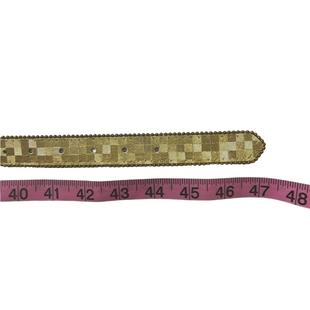 Elite Belt ~ Vintage Gold Belt ~ Measurements Pictured - Picture 11 of 16